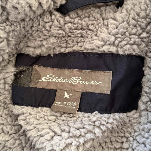 Eddie Bauer Kids Boys Classic Down Hooded Jacket - Picture 7 of 7